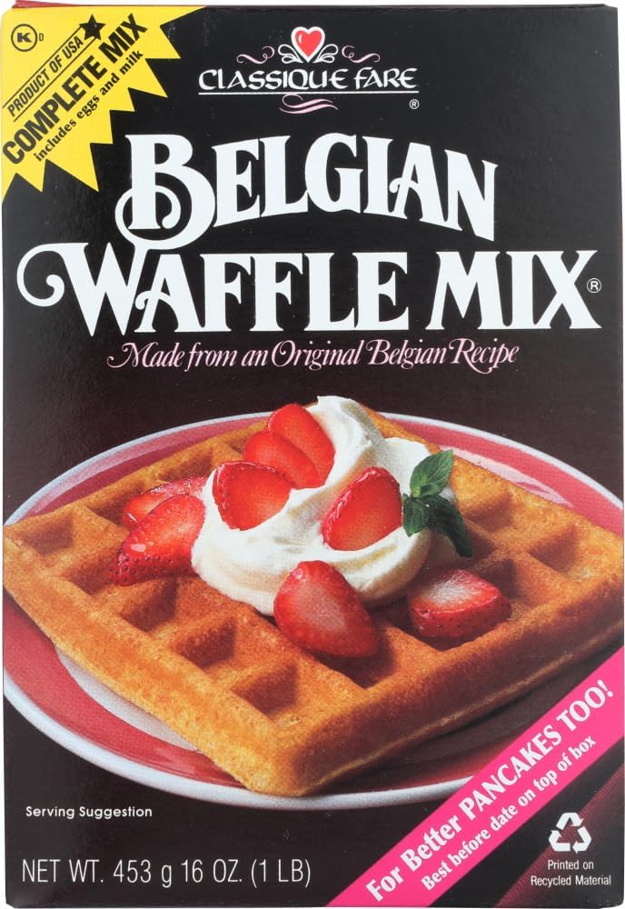 Classique Fare Belgian Waffle Mix (Pack of 2)