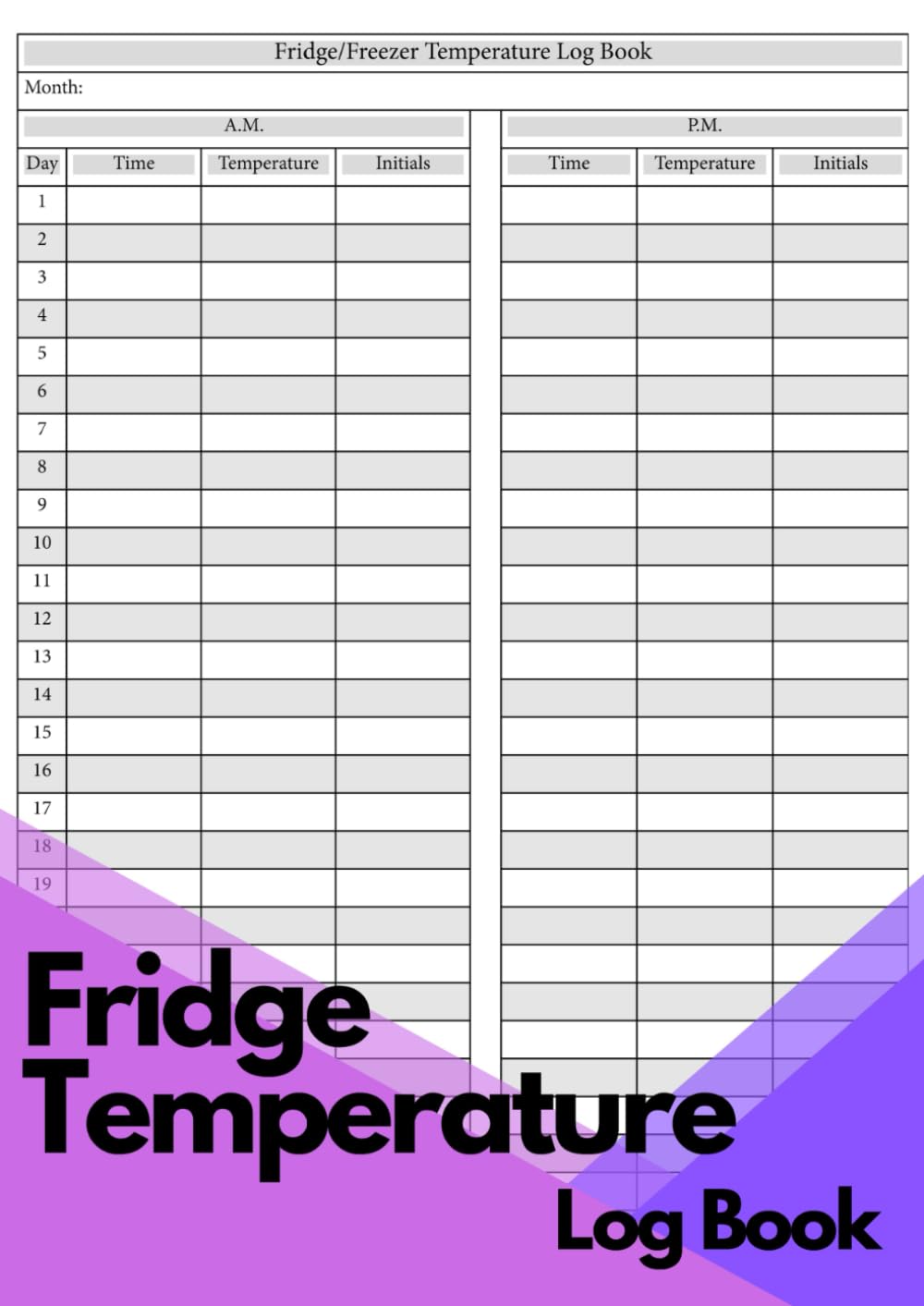 Fridge Temperature Log Book: Record Sheets Twice a Day: Ifninos, IFNI: Amazon.com: Books fridge-temperature-log-book-record-sheets-twice-a-day-ifninos-ifni-amazon-com-books