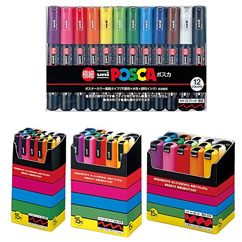 Uni Posca Farbmarker Set