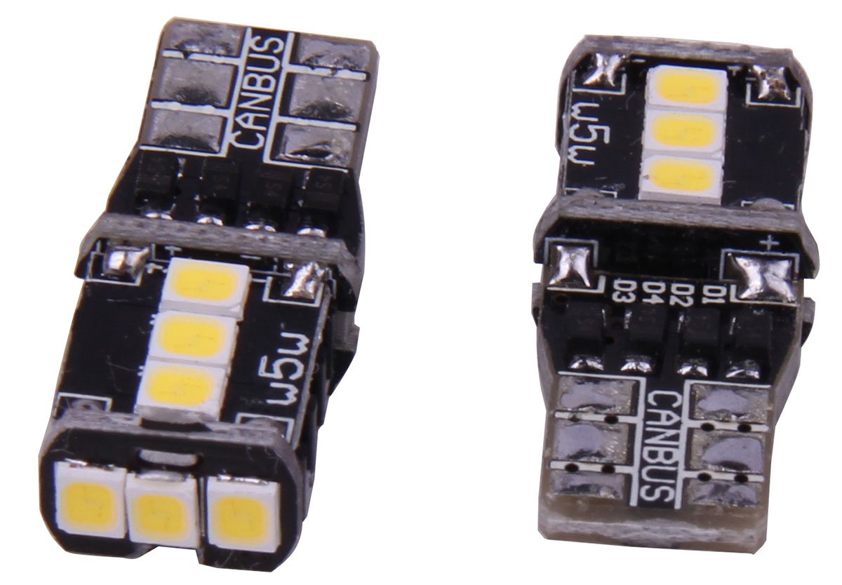 MotorToGo 2pcs Step or Courtesy Light White LED Bulbs Compatible for 1998 PORSCHE BOXSTER