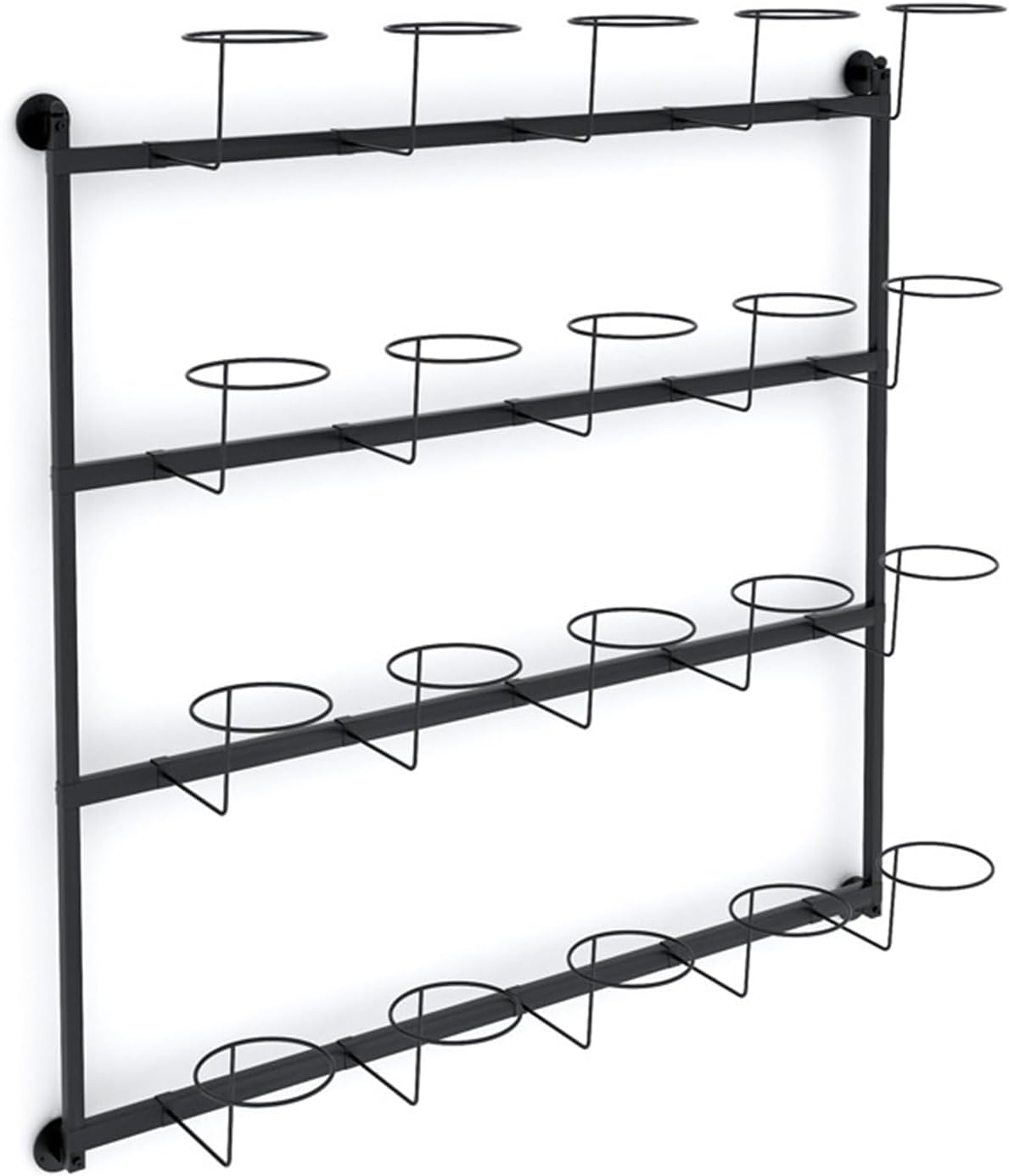Hat Rack Stand,Baseball Hat Holder Hat Rack for Wall Metal Baseball Caps Organizer Hats Display Rack Modern Metal Hats Storage Wall Mounted Caps Hanger for Shopping Mall (Black 10,Black,100x100cm cap