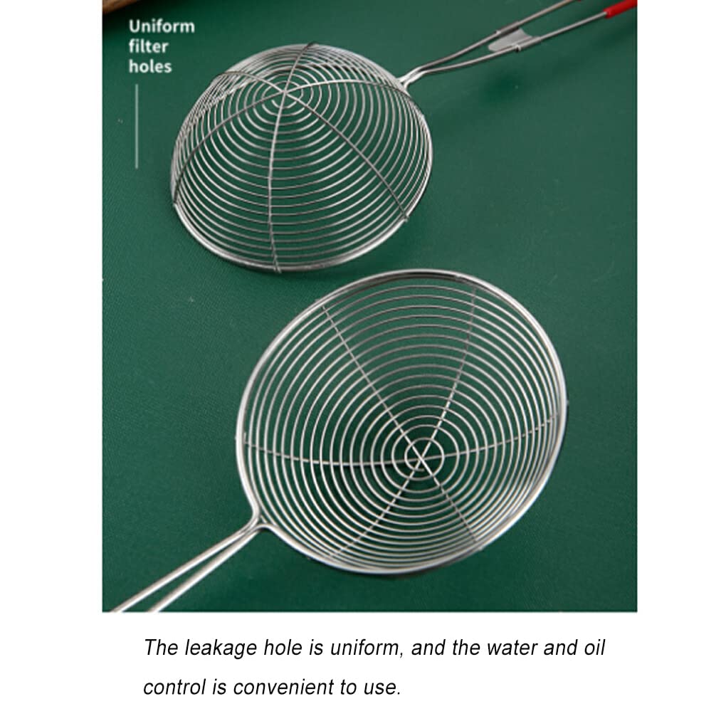 Set 9 Schiumarole Acciaio Inox - Colino A Filo Per Tortellini E Polpette - Foto 4