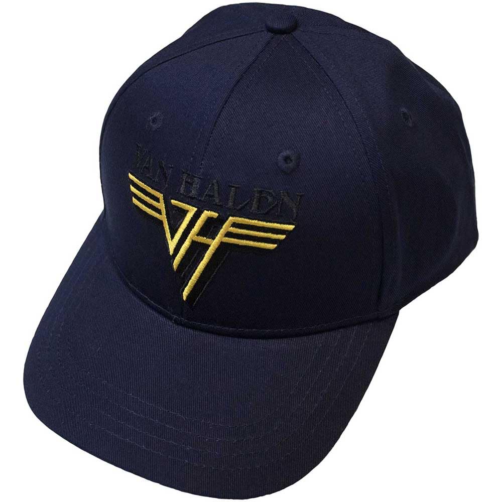 Van Halen Classic Band Logo Baseball Cap One Size, navy