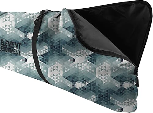 Miniatura 25 de Element Equipment Bolsa acolchada para snowboard, bolsa de viaje para snowboard Negro/Rojo