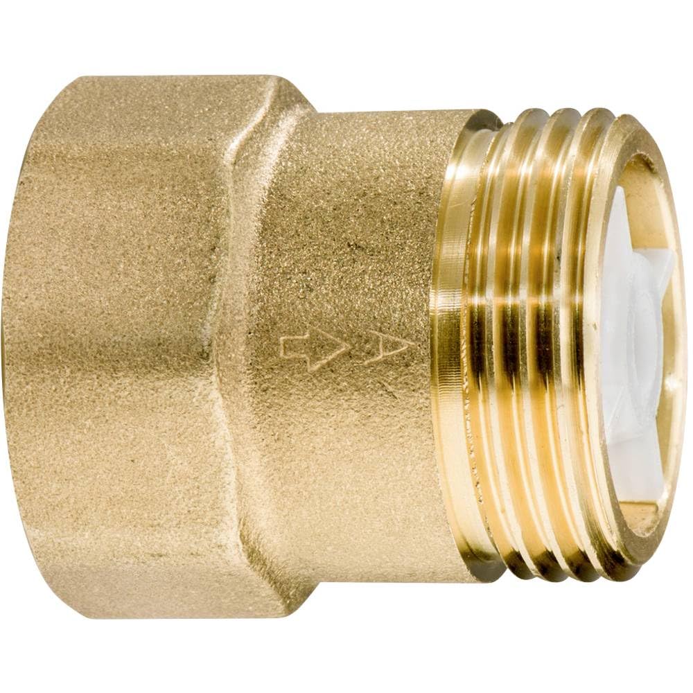 Metabo Valvola di ritegno in ottone, filettatura di collegamento 1" AG x 1" IG, impedisce il vuoto della pompa, 628803000