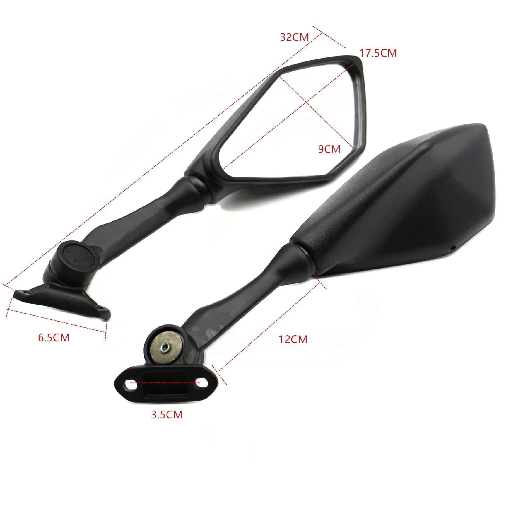 Specchietto Retrovisore Moto Per Ninja250R Specchietti Laterali Posteriori