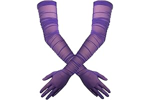 1920s Women's Purple Gloves: The Epitome of Glamour and Intrigue