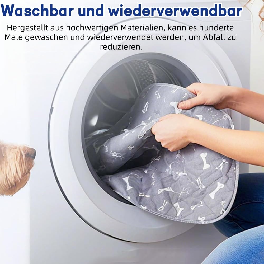 Pfotenwohl Haustier Urinunterlage,Wiederverwendbar, rutschfest