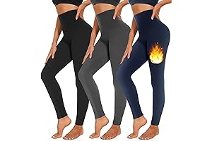 3-Pack Fleece-Lined Leggings for Women: Ultimate Comfort for Winter