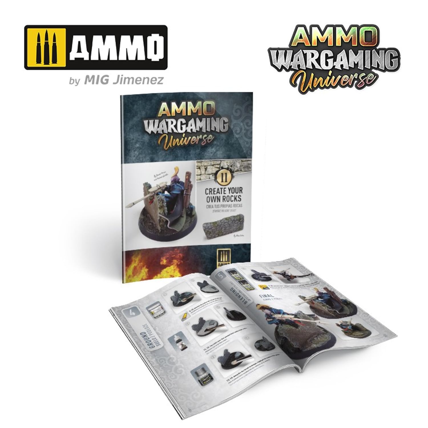Ammo Mig Jimenez Book Ammo Wargaming #11 Create Your Own Rocks