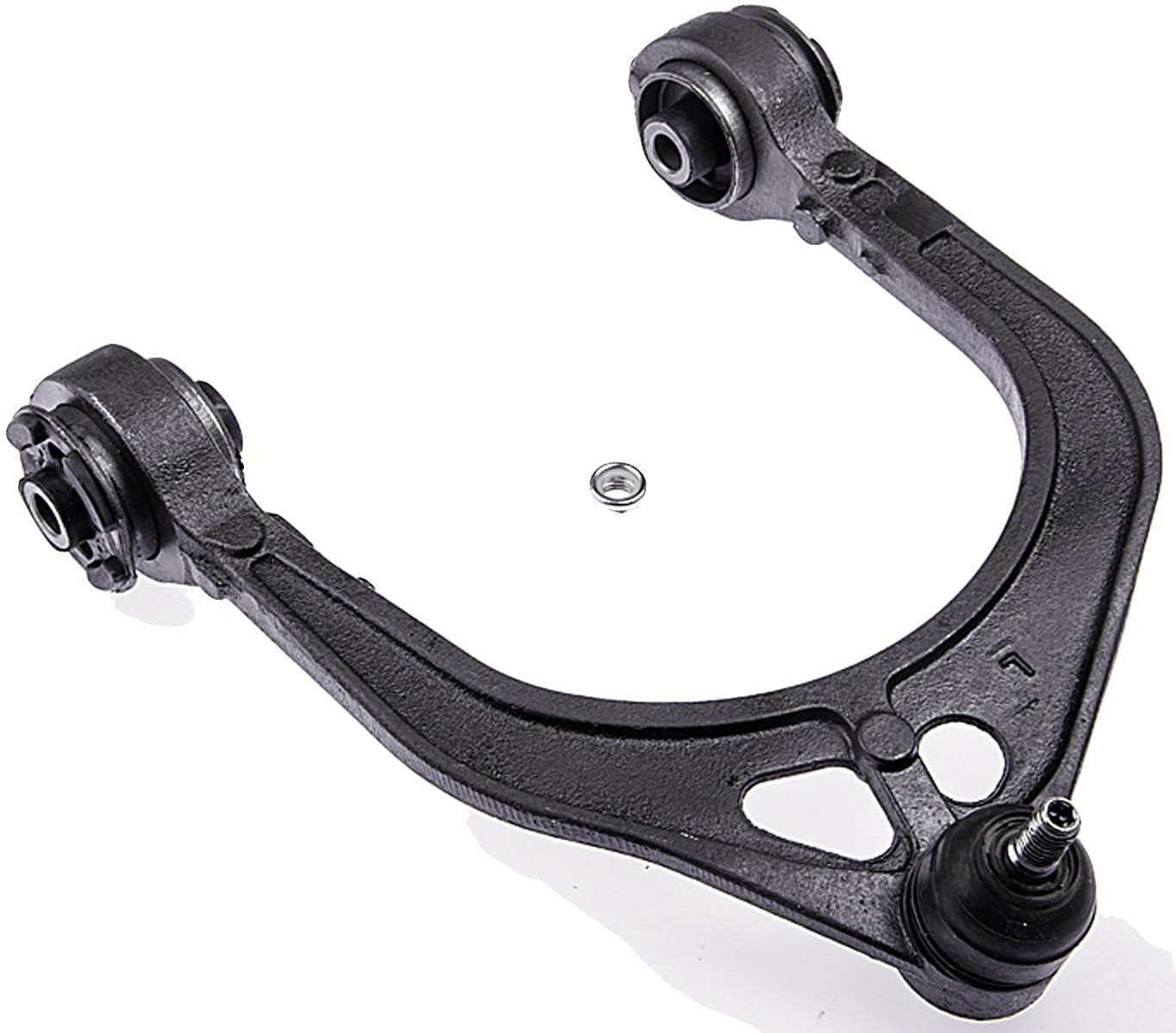 ACDelco Professional 45D1077 Front Driver Side Upper Suspension Control Arm And Ball Joint Assembly Black