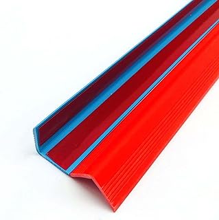 Self-Adhesive Wall Corner Protectors, PVC Edge Protector Strips for Furniture Kindergarten Schools Garages Warehouses, Baby Child Safety Tables Corner Guards 2.6ft~5.6ft (Color : Red, Size : 4.9ft/1