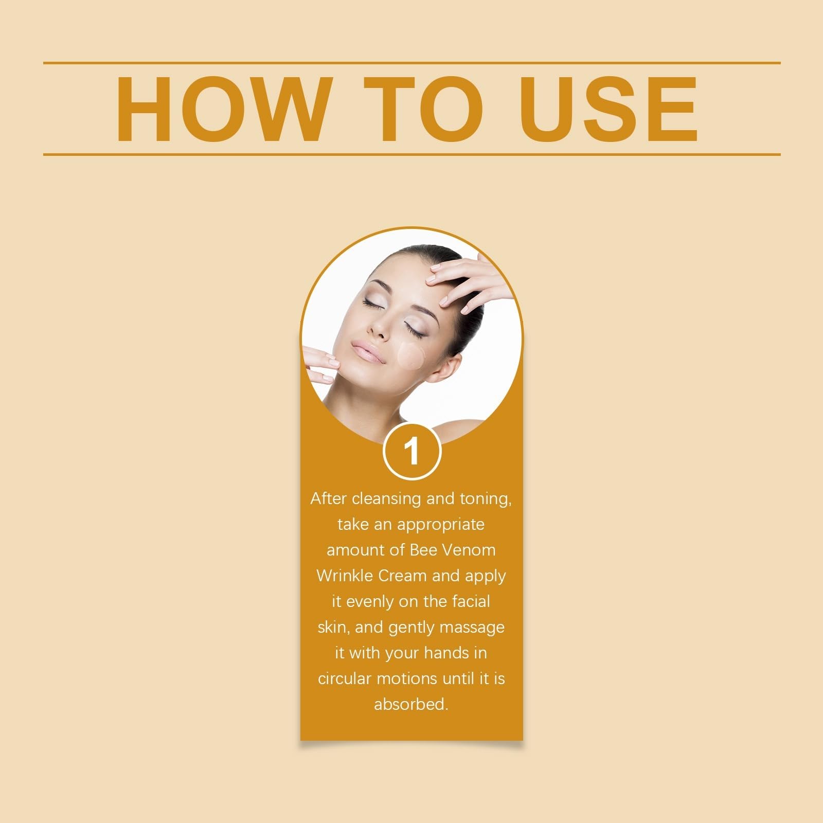 Crema antirughe al veleno d'ape, crema idratante per il viso, stimola il collagene naturale, idratazione profonda, rassoda pelle matura