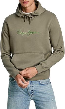 Pepe Jeans Mens New Joe HoodieSweatshirt