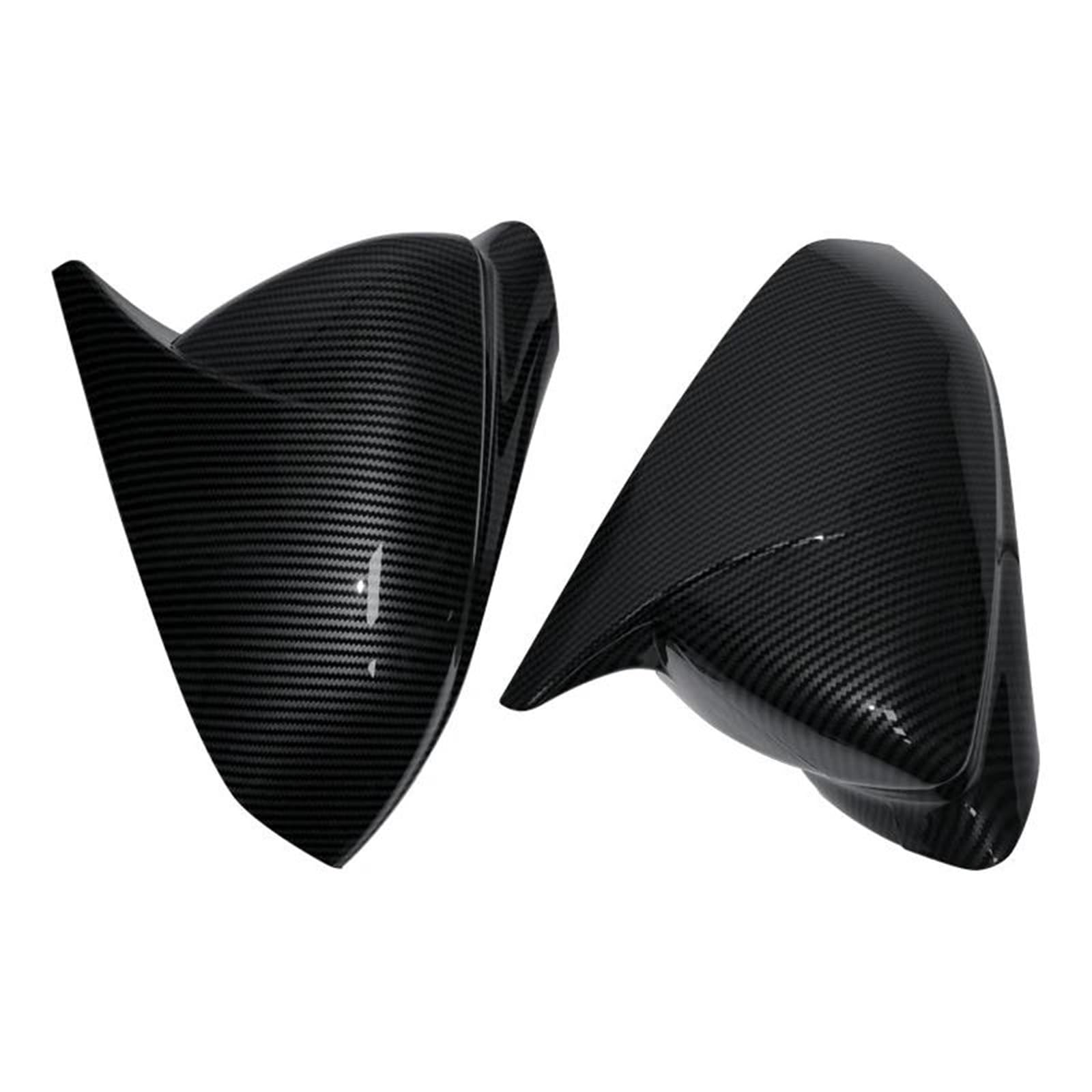 Retrovisor Tapa Carcasas Exteriores Retrovisores Para Seat Para León MK4 Para Cupra Para Formentor 2020-2024 Tapa Espejo Efecto Carbono En Negro Brillante(aspecto carbono)