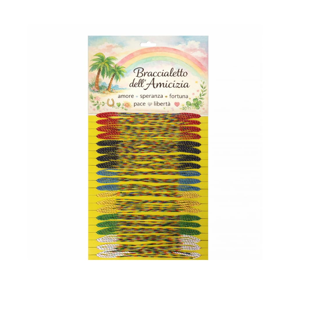 Braccialetti Di Corda,Braccialetto Dell'Amicizia Fatto A Mano Corda Arcobaleno Nodo Portafortuna Weave Gioielli Alla Moda Bracciali Bff Braccialetto Regolabile Alla Caviglia Portafortuna Per Regalo
