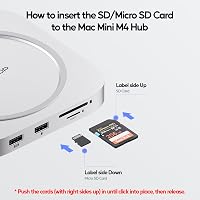 PULWTOP Mac Mini M4 Dock 4TB SSD Ház HDMI 4K USB-C Hub Állvány 3