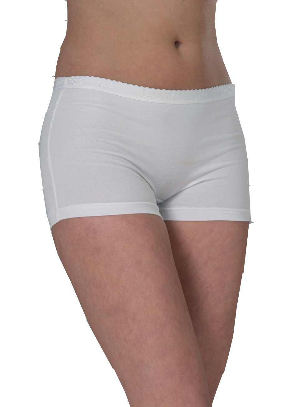 elegance1234 Girl's Cotton Lycra Stretchy Boxer Shorts for Schools Sport&Under School Skirt***Same Day Posting*** (9-10 Years, White)