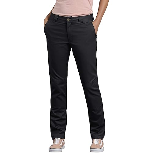 Dickies Women's Double Knee Work Pant with Stretch Twill