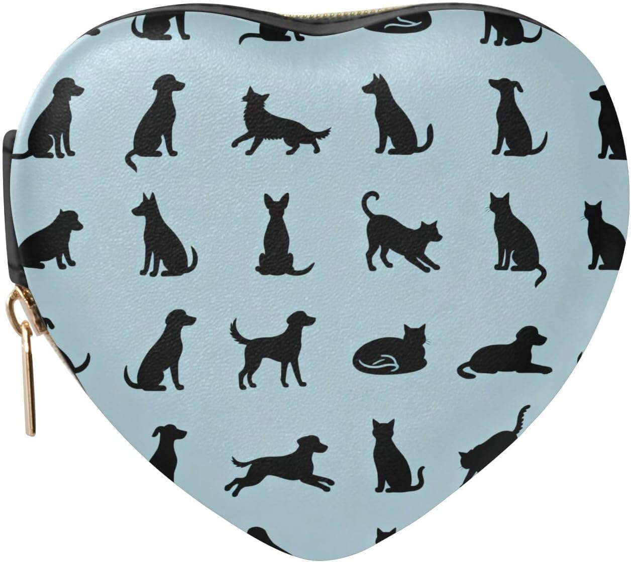 Pets Mini Jewelry Case Heart Shaped Travel Organizer Display Storage for Necklace