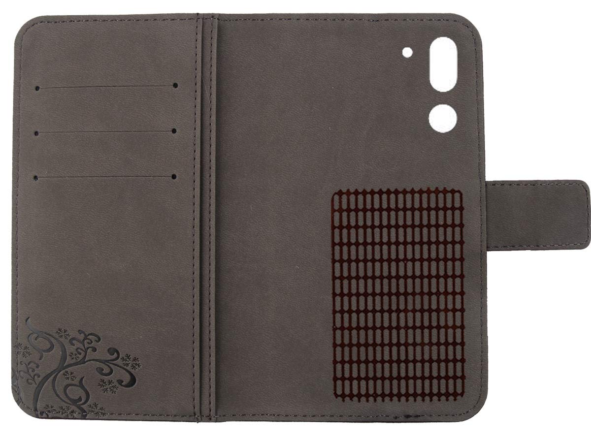 Premium Custodia Portafoglio In PU Pelle Per Doro 8080 / 8062 5.7'' – Cover Flip Con Supporto, Protezione Antigraffio, Nero