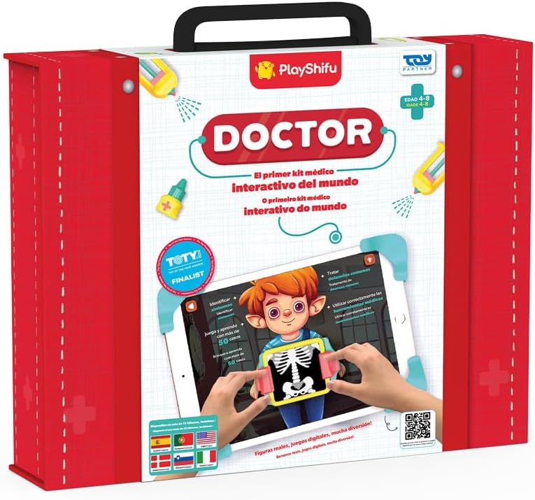 PlayShifu Tacto Doctor AR-Powered STEM Pretend Play Toys for Kids -STEM Kit with 3 Interactive Games and 100+ Fun Learning Levels (Doctor)
