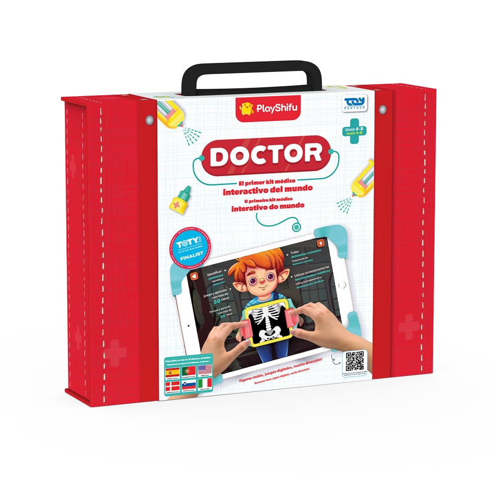 PlayShifu Tacto Doctor AR-Powered STEM Pretend Play Toys for Kids -STEM Kit with 3 Interactive Games and 100+ Fun Learning Levels (Doctor)