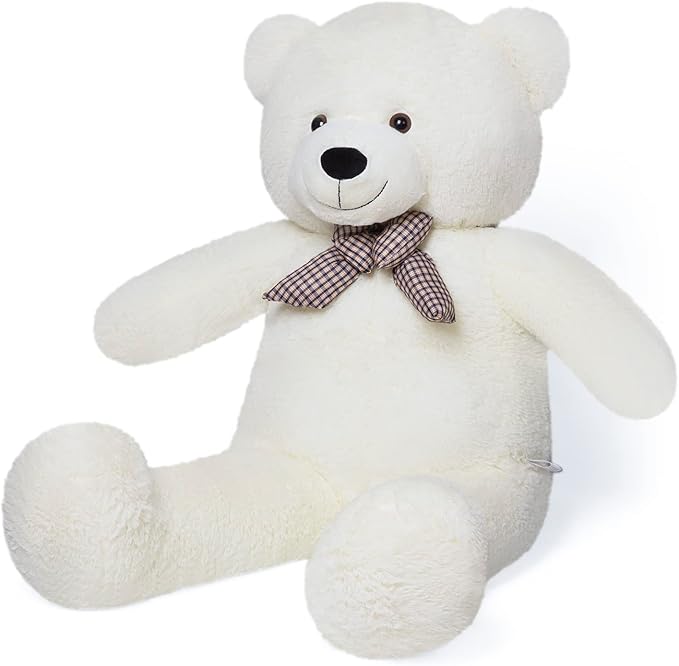 YunNasi 100cm White Giant Teddy Bear,Cuddly Large XL Teddy Bear Plush