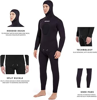 Amazon | ウェットスーツ 7mmネオプレン メンズウェットスーツ 長