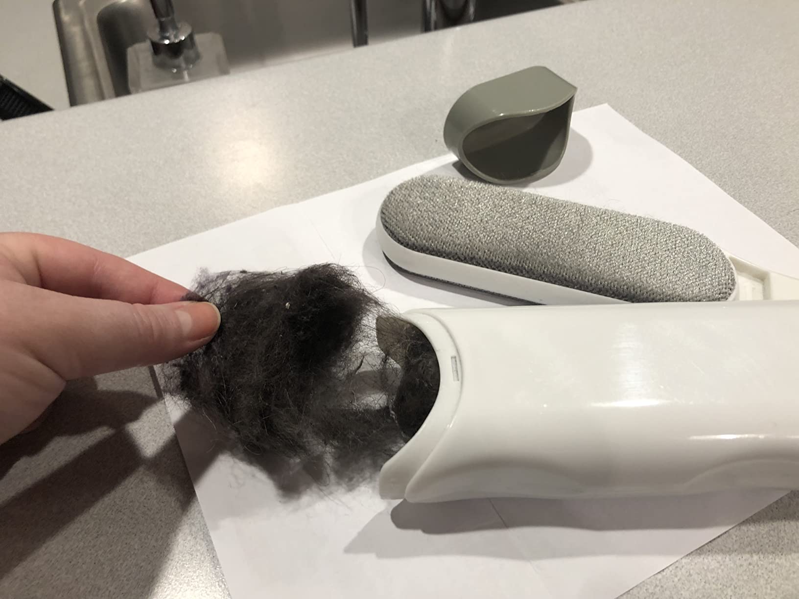 Brellavi Pet Hair Remover Brush with SelfCleaning Base