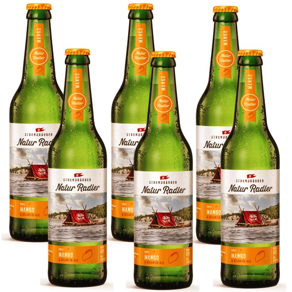 (Bierpaket Störtebeker Mango Ale Biermischgetränk 6 Fl. 0,5L inkl. Mehrwegpfand)