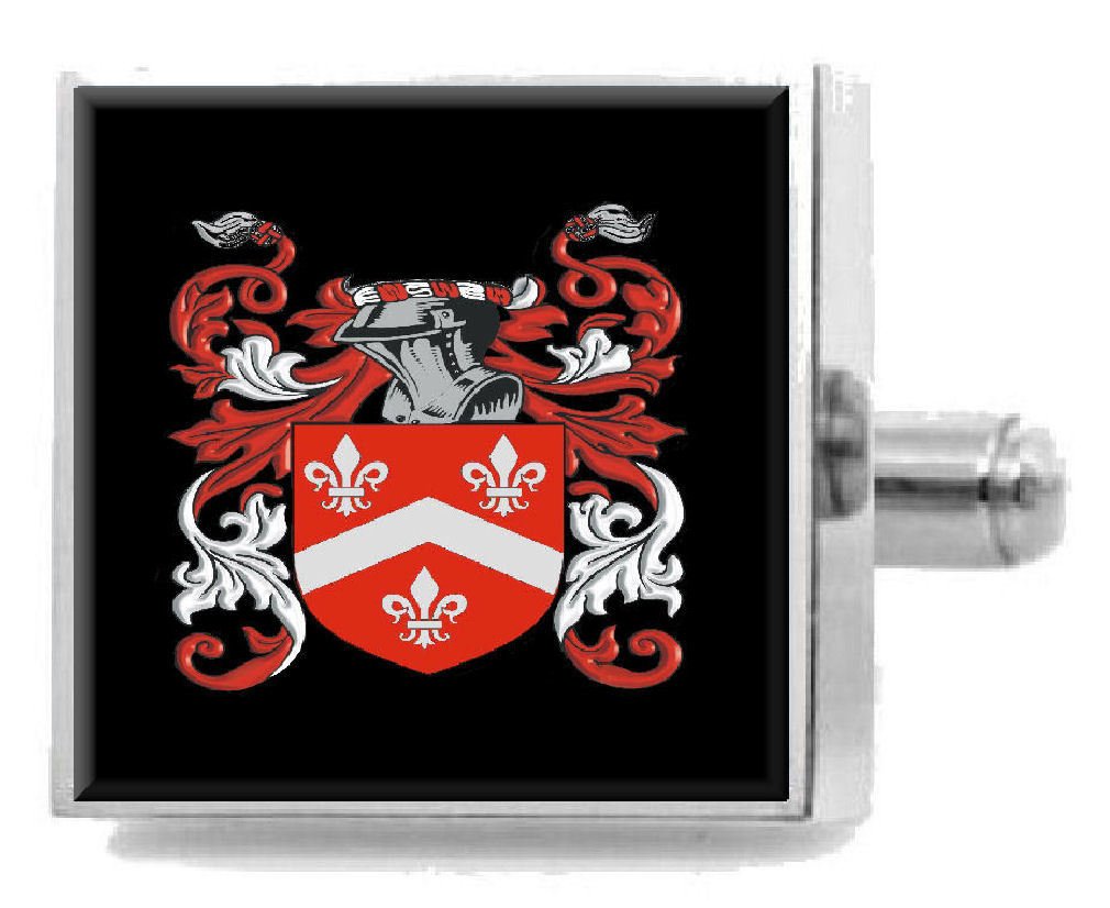 Krawattennadel Arnopp Irland Familienwappen, Nachname Wappen, Gravur in Beutel