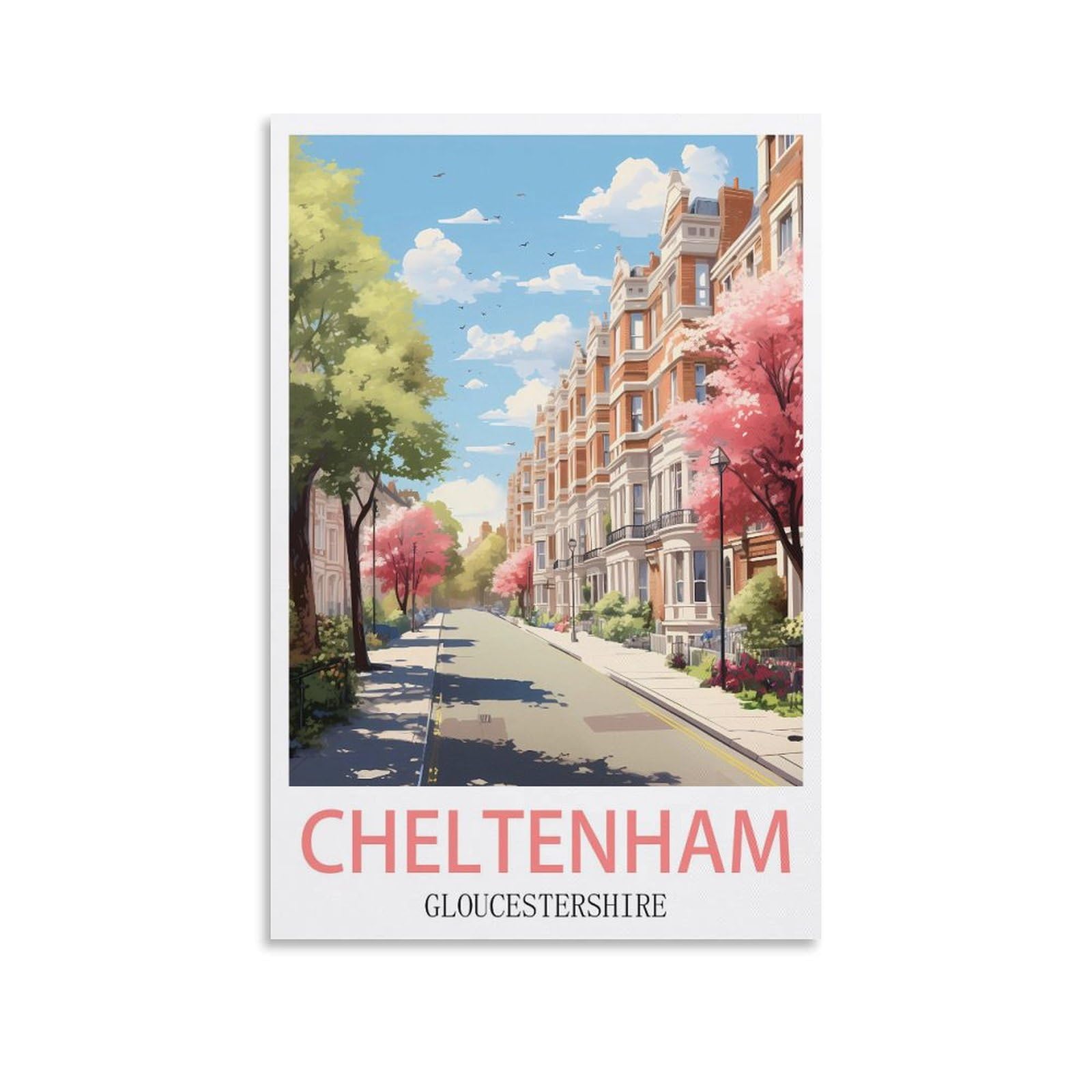 Funny Tin Signs,Cheltenham Gloucestershire,Funny Vintage Metal Sign Plaqu Poster Wall Art Pub Bar Kitchen Garden Bathroom Home Decor 30x30cm