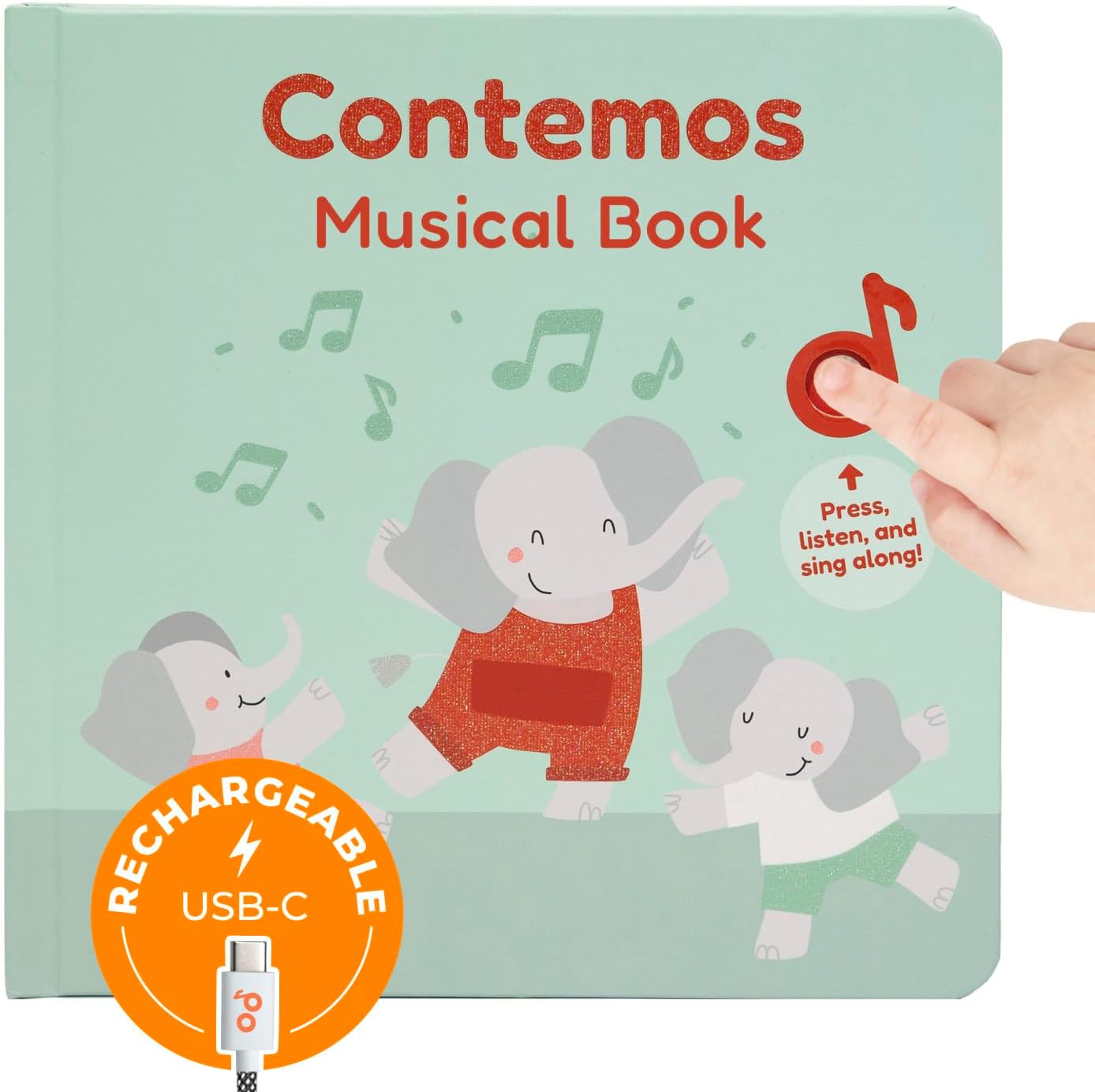 Cali's Books Spanish Sound Book Bundle for Toddlers - Learning Spanish Alphabet, Educational Toys for 1 Year Old, Toddler Books, Espanol