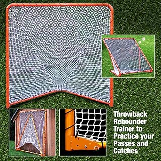 EZGoal 2” Professional Folding 6' x 6' Lacrosse Metal Goal with a Pro