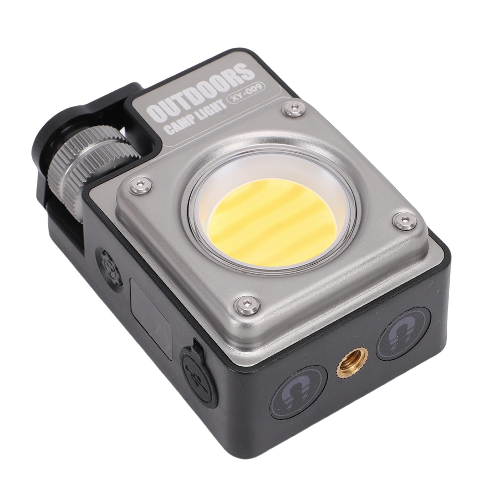 Bewinner LED-Campingleuchte, 3500 Lm, Wiederaufladbare Taschenlampe mit 5 Beleuchtungsmodi für Wandernotfälle (SILVER)