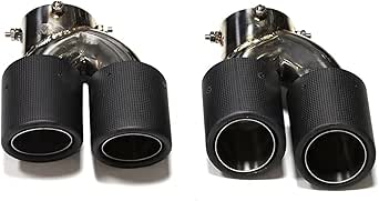 Amazon.com: Car Quad Exhaust Tip Compatible Compatible for BMW G22 G23 ...
