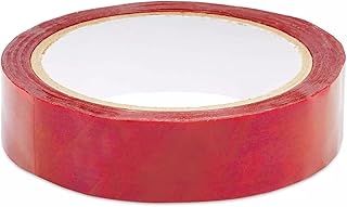 1Roll 1 Inch x 55 Yards Red Tamper Evident Trans Tape, Transfer Tamper Proof Security Void Tapes