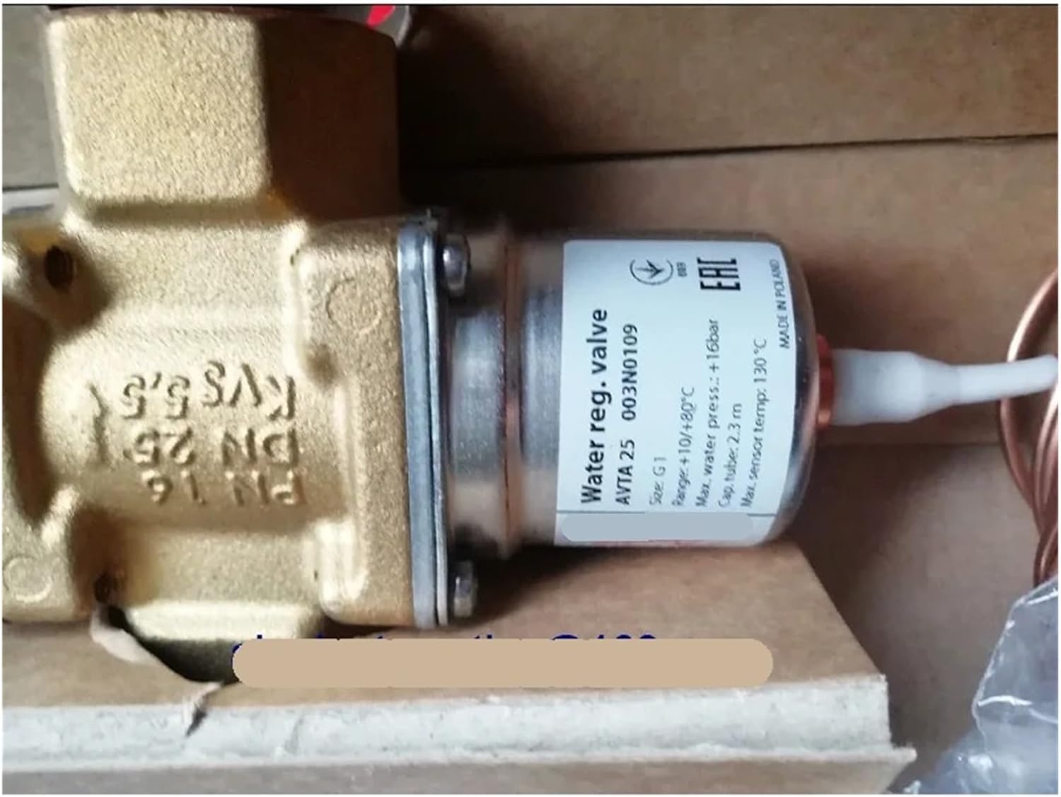 Temperature Control Valve AVTA10 003N1144 003N1162 AVTA15 003N0034 003N0045 AVTA20 003N0108 AVTA25 003N0109 003N0047(AVTA 15 003N0034)