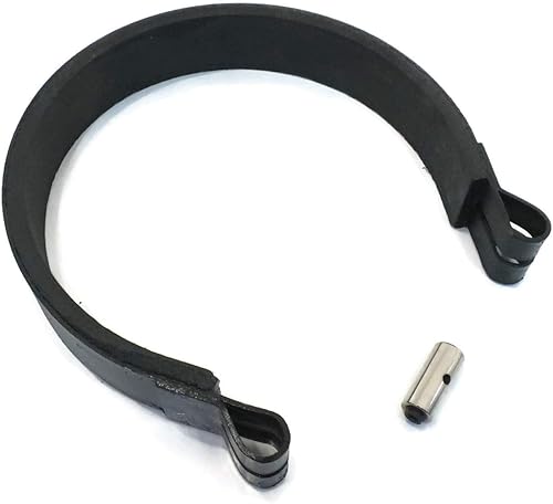 Miniatura 2 de Paquete de 4 bandas de freno de 4.5 pulgadas y pasadores para tambor para karts, carrito de patio, mini bicicleta, Yerf-Dog