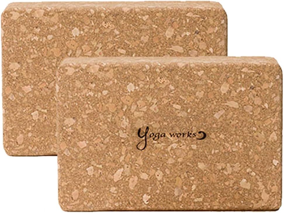 Cork Yoga Blocks, Set of 2, Medium
