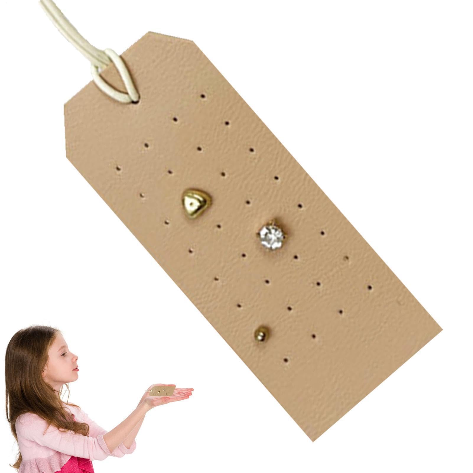 Eula Stud Earring Organizer - Girl Earrings Organizer Display Boards with 32 Mesh Holes | Earrings Display Boards for Women & Girls Room Decor