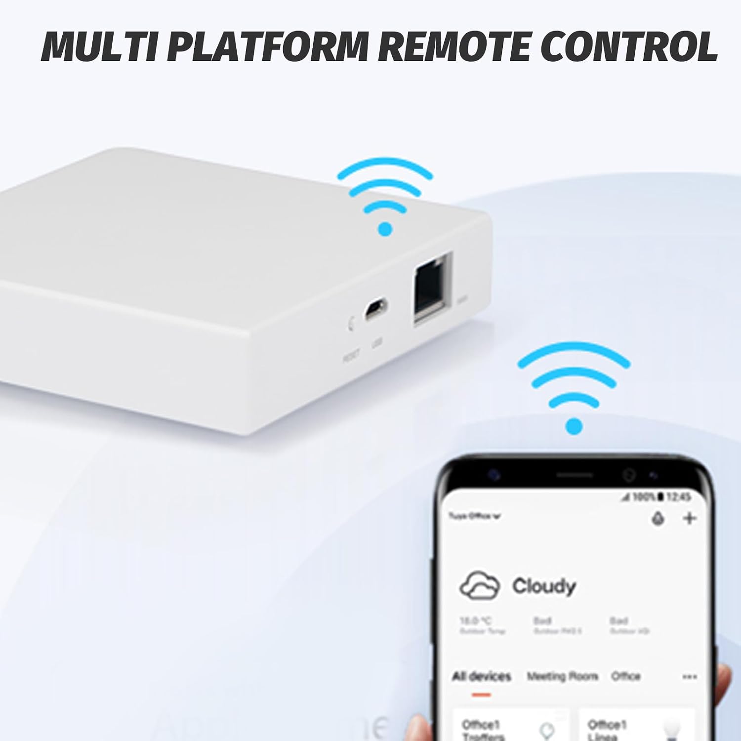 Eujgoov Smart Home Supplies Wired Hub for Bridge THP10 Z X Supports Matter Thread and ZigBee Multi Protocol Multi Remote Control Smart Linkage with OS X Homekit image 5
