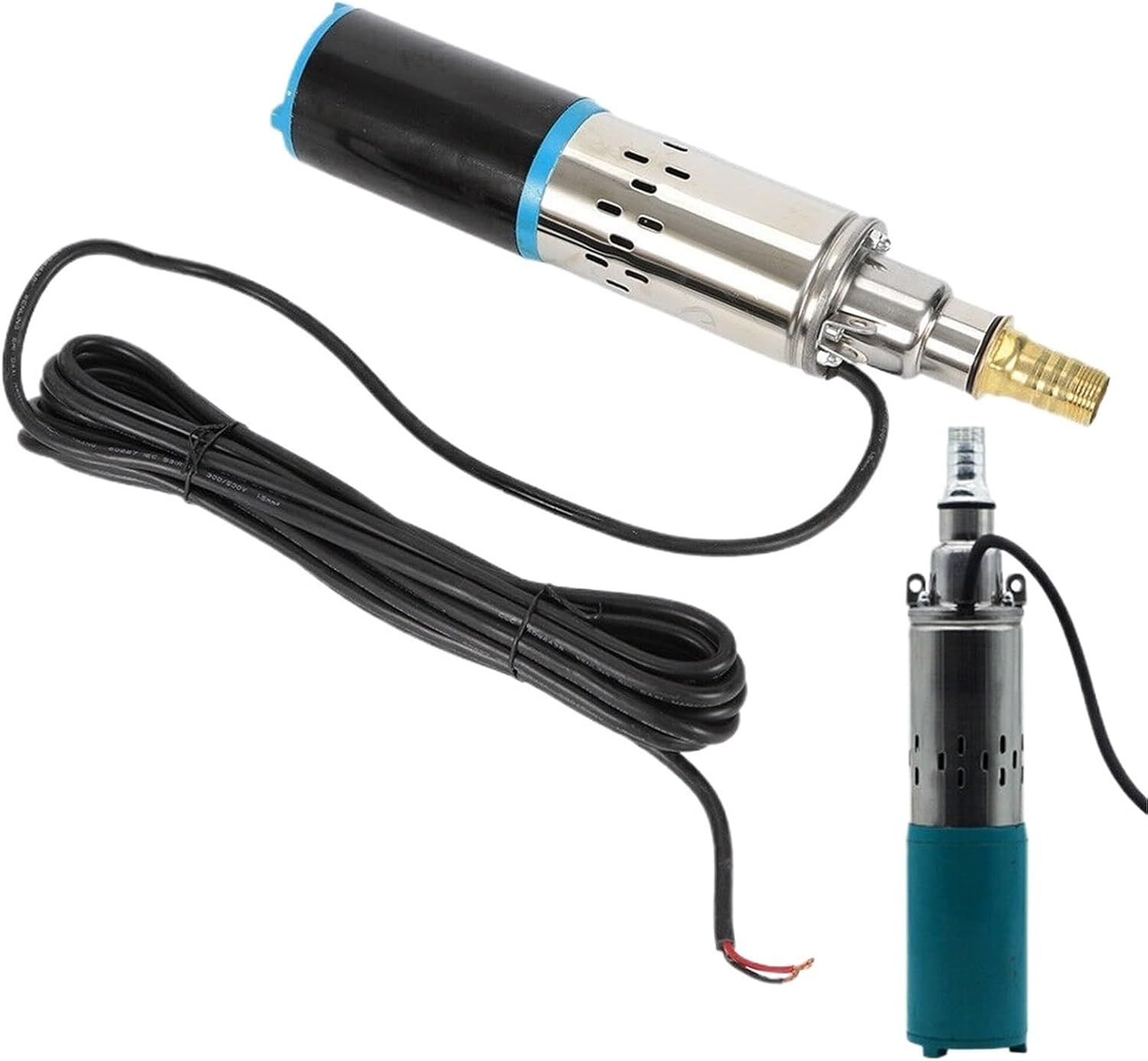 1pcs 24V Solar Water Pump Submersible Bore Hole Deep Well Pump Farm Ranch 200W