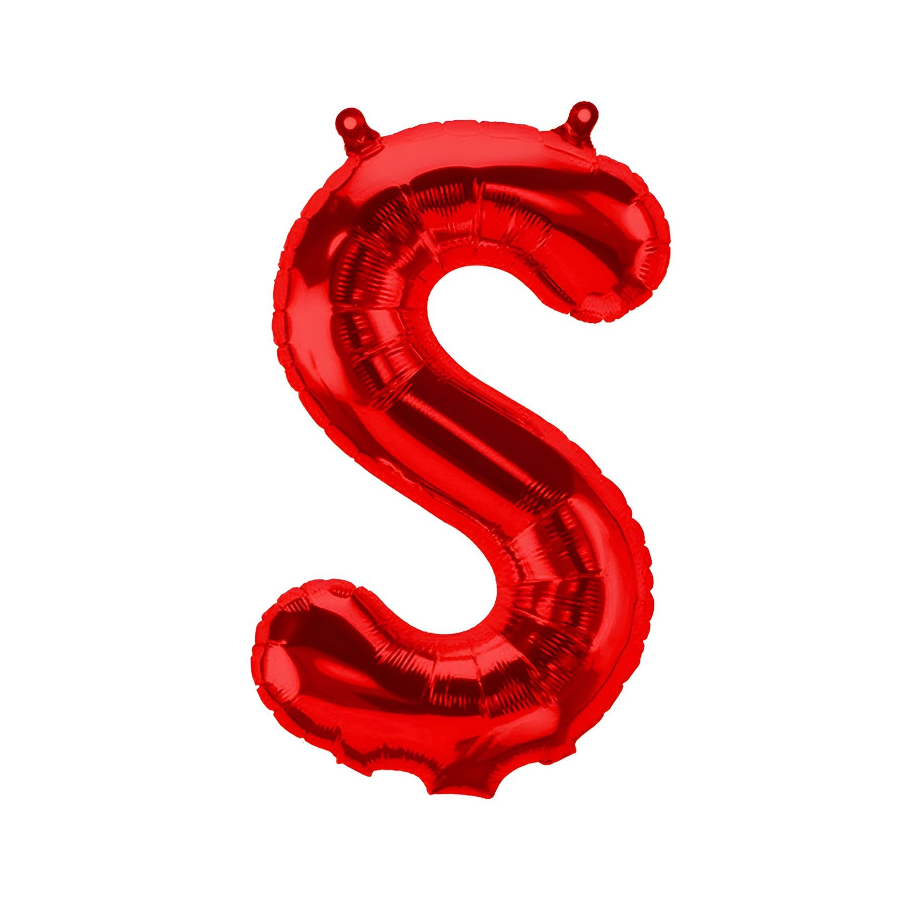 Foil Balloons Letters Red - 40/80/100 cm for Birthday Wedding Party Decoration Happy Birthday JGA Gift Balloon Graduation Giant Balloon ABI Large XXL Small Black Boys (40 cm - S) โ image 1