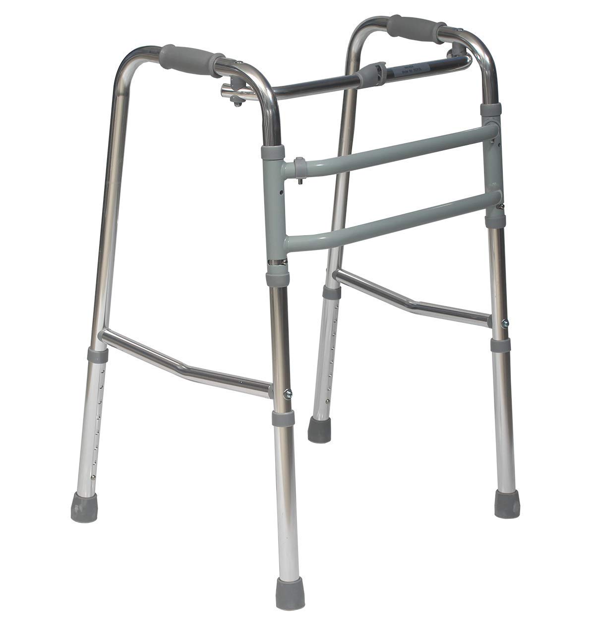 SMARTCARE Copper Folding Height Adjustable Adult Walker for Senior (Silver) (B01KC5XFJU) Amazon Price History, Amazon Price Tracker
