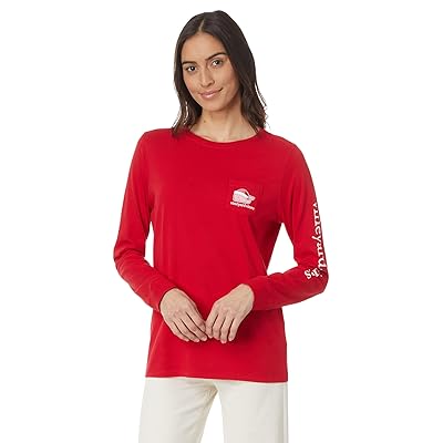 Vineyard Vines Long Sleeve Pocket T Shirts Women