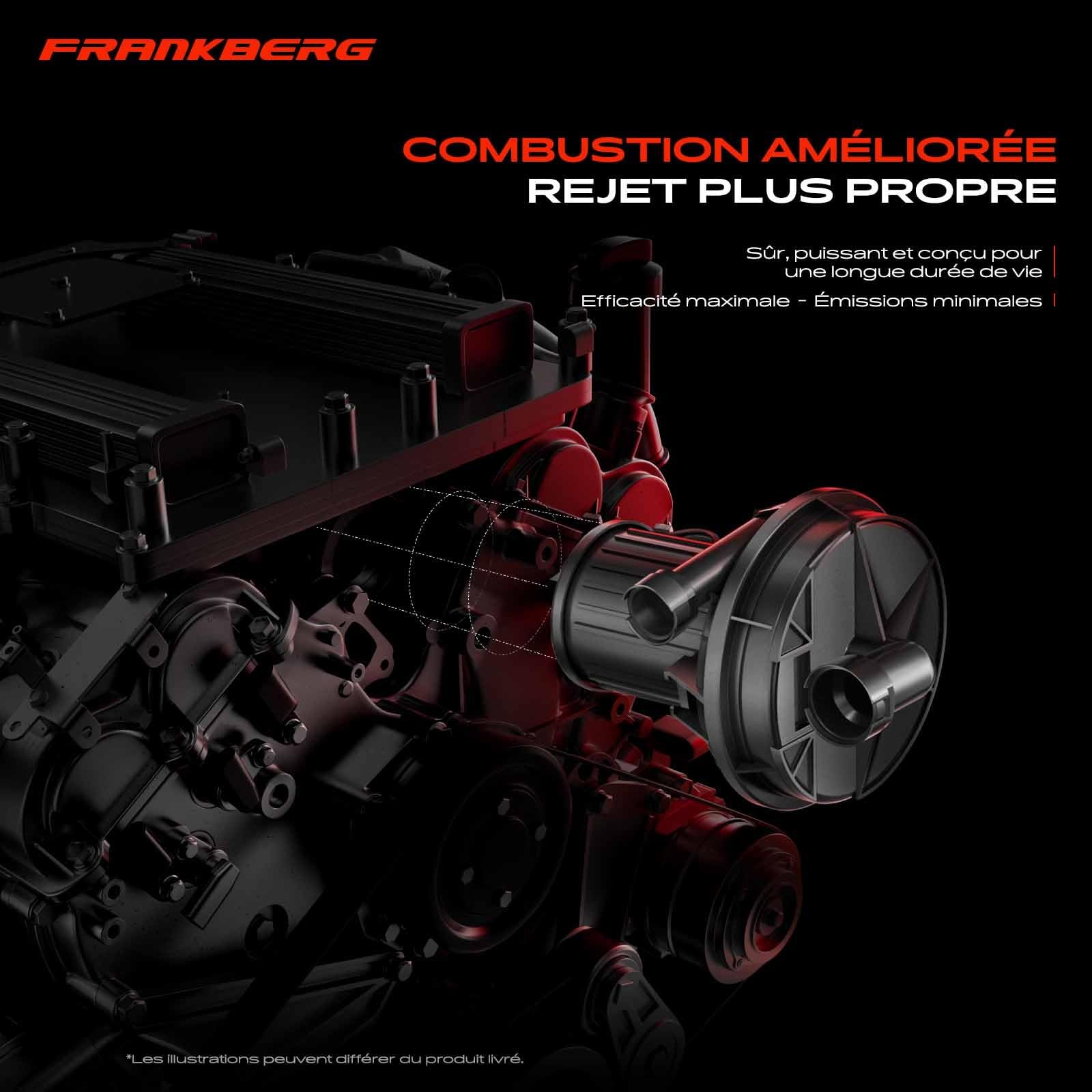 Frankberg Pompe à air secondaire, 2 pôles, 9653340580 | Compatible avec: Xsara N1, C5 Je casse DE, 306 7B N3 N5, Xsara Picasso N68, 307 CC 3B, C5 I DC, C4 I LC, 307 Pause 3E