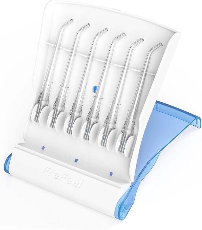 6 Replacement Heads for Onlyone FC5090 & COSLUS C20(F5020E) Water Flosser | 6 Classic Jet Tips with Storage Case for COSLUS, Aquasonic, Nicwell, Oralfree, WELLFINE, Hangsun, Tovendor Water Dental Pick