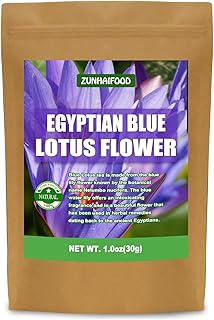 Egyptian Lotus Flowers, 1.0oz(30g), Dried Whole Egyptian Lotus Flower Tea